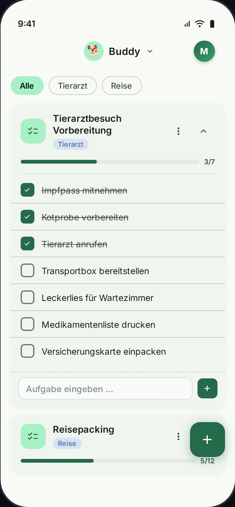 Checkliste-Detail